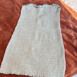 American Eagle Outfitters Light Blue Textured Top